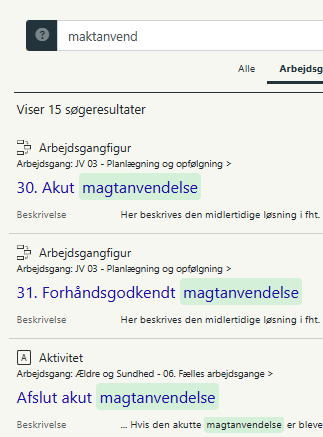 Intelligent søgefunktionalitet